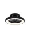 TIBET MINI * VENTILADOR PLAFÓN LED NEGRO CON MANDO